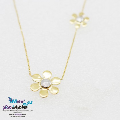 Gold Necklace - Jasmine Flower Design-SM0452